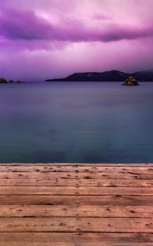 Dark Night Of the Soul, Lake Tahoe - Limited Edition by Francesco Carucci