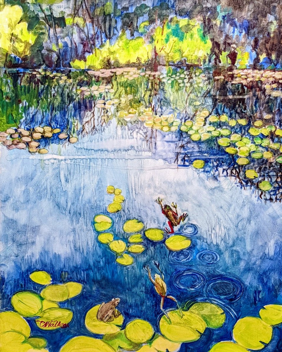 Claude Monet Appelle Ses Grenouilles by Chris Walker