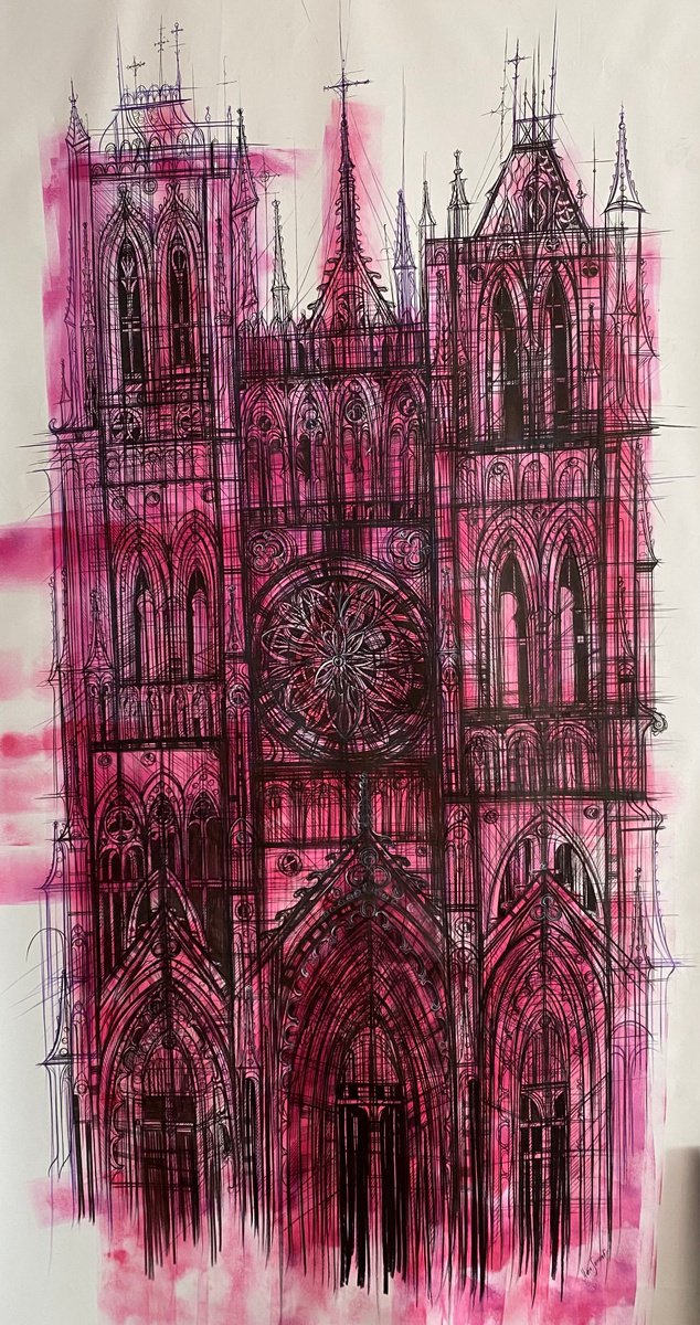 Notre-Dame Cathedral by Maria Susarenko