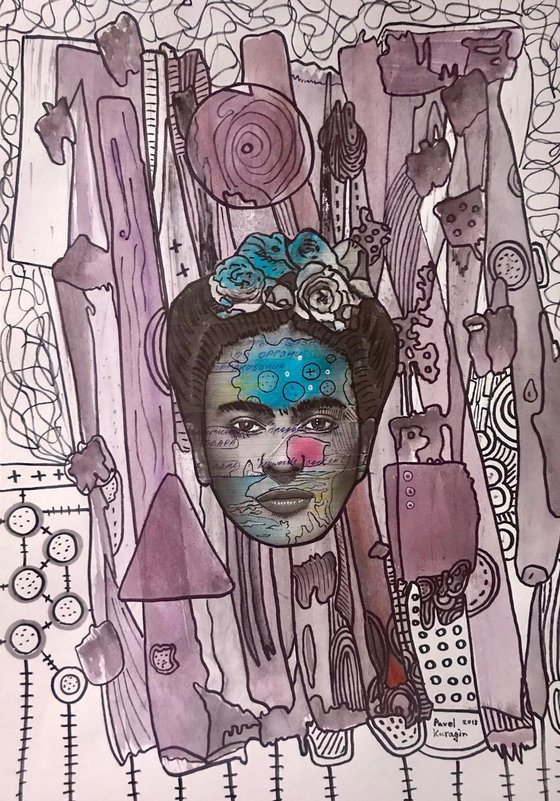 Portrait of Frida # 39