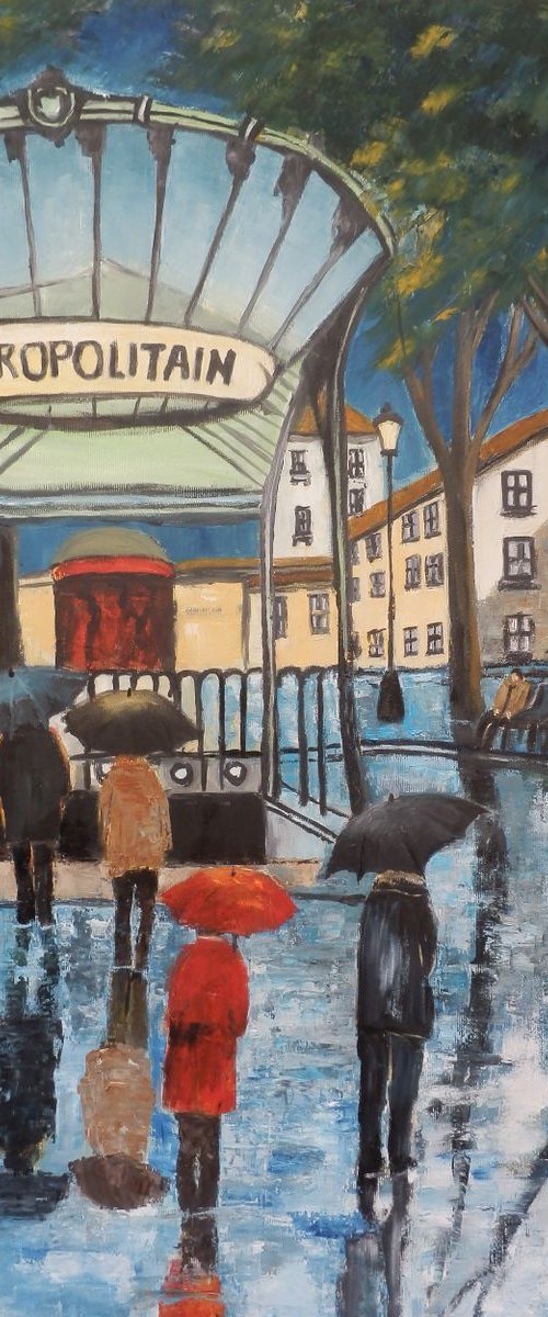 Rainy evening in Paris by Maria Karalyos