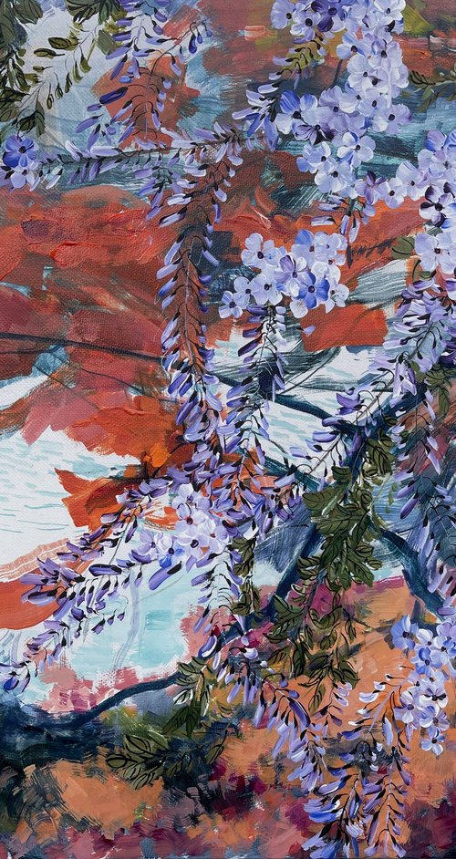 Cascading Blossoms by Tina Ding