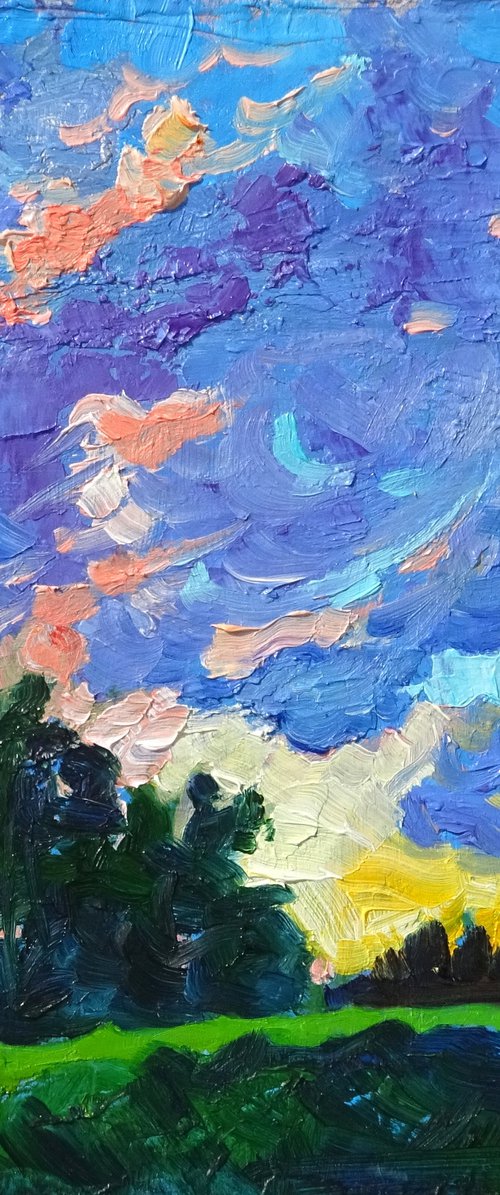 Evening Garden by Mary Kemp