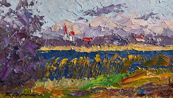 River and Golden Field