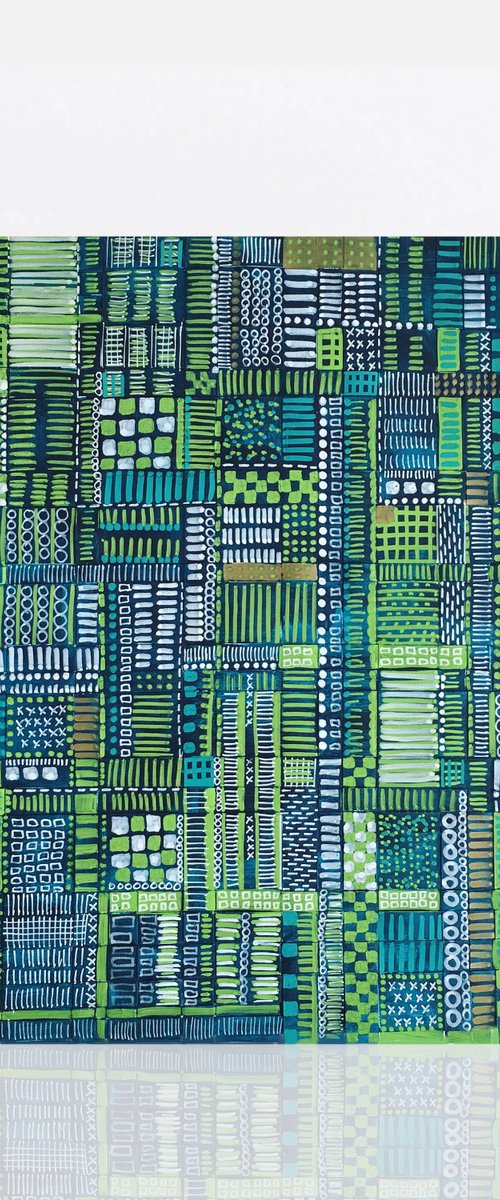 Woven Field Study I by Jennifer Bell