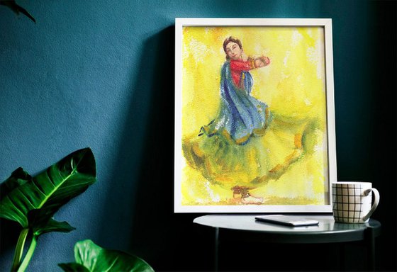 Indian Kathak Dancer 3