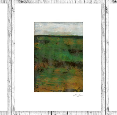 Mystical Land Collection 10 - 3 Textural Landscape Paintings by Kathy Morton Stanion by Kathy Morton Stanion