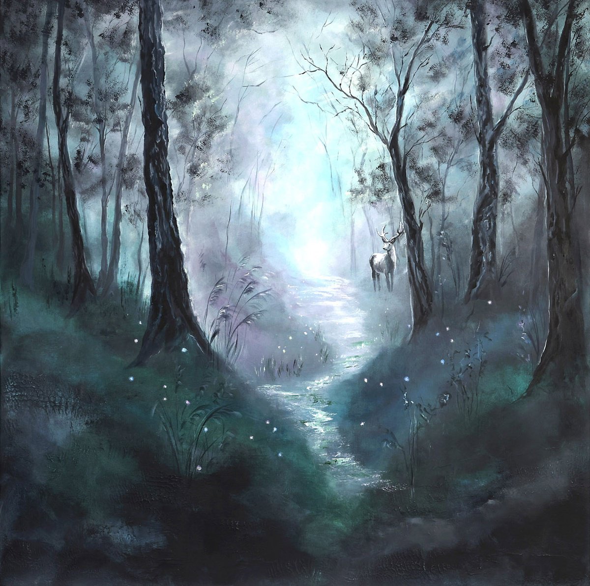 Unspoken Light By Katerina Koroleva, 31 X 31, Artwork For Sale On Artfinder