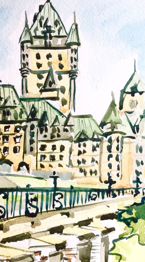 Château Frontenac, Quebec City - Canada by Joseph Peter D'silva