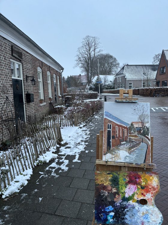 Winter Street in Dalen