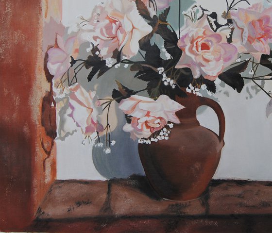 Still life with roses