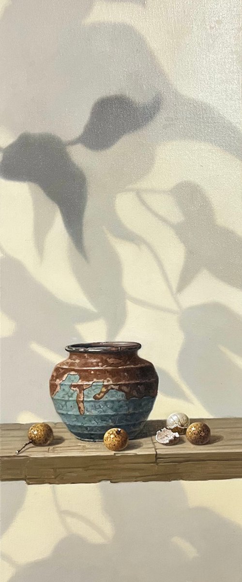 Still life:Zen art c127 by Kunlong Wang