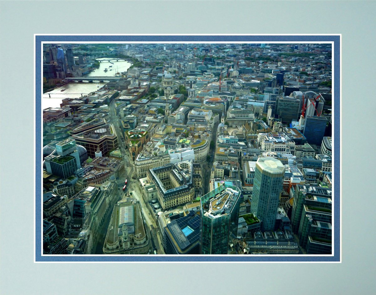 Photorealistic Landscape Photograph By Robin Clarke, 14 X 11", London Rooftops, Original Artwork