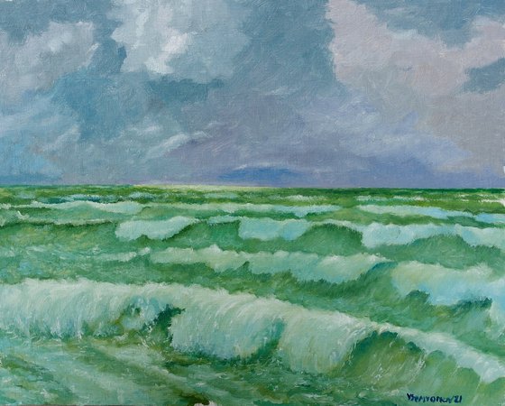 Sea Stories - Green Sea Waves.