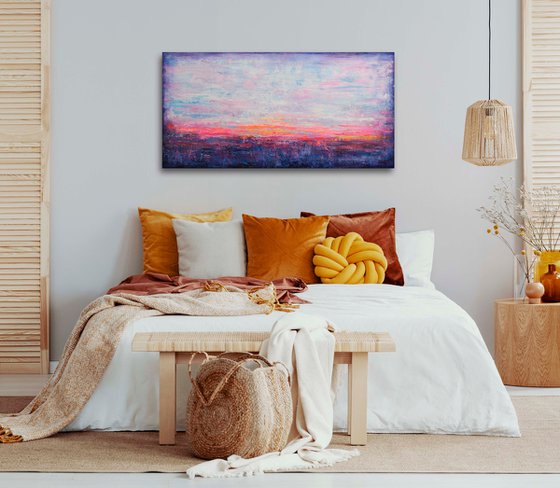 Abstract Sunset Landscape IX