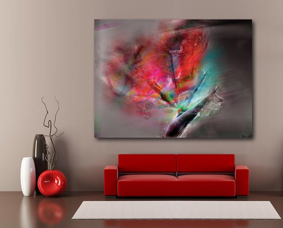 Flores del mal/XL large original artwork