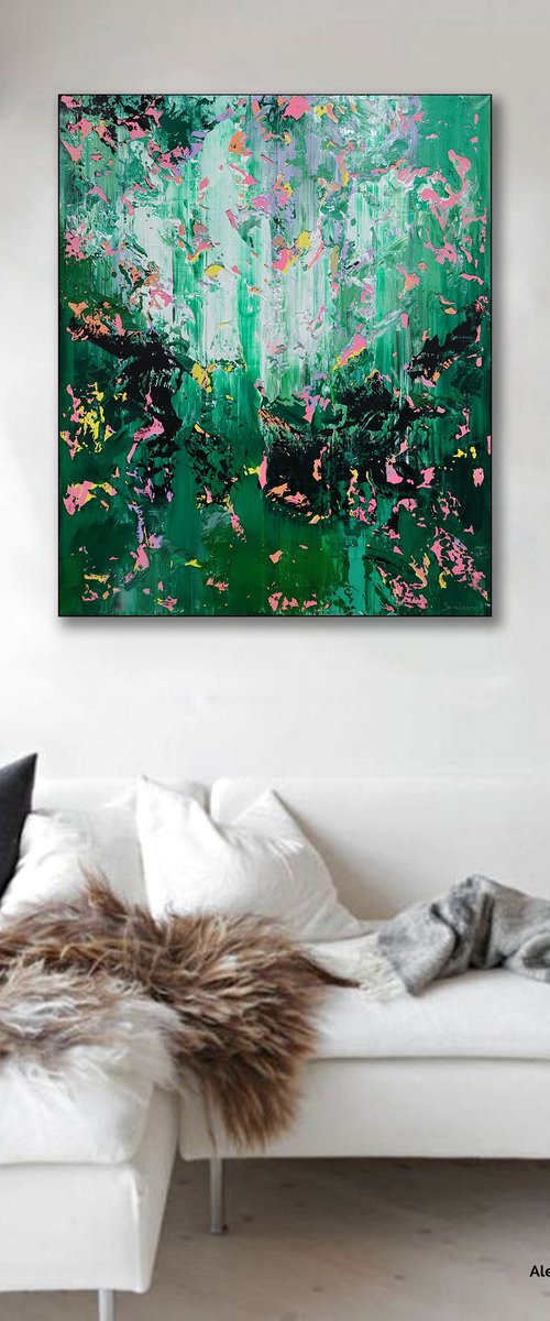 120x100cm. / Abstract painting / Abstract 22161 by Alex Senchenko