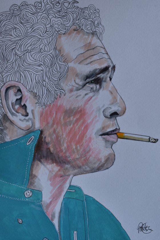Paul Newman Ink & Pencil