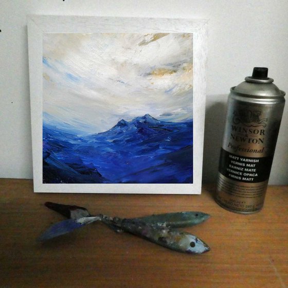 Highland Blue, mountain landscape