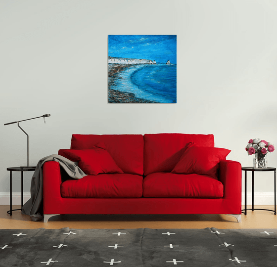 Freshwater Cliffs II ( Large 80 cm x80 cm)