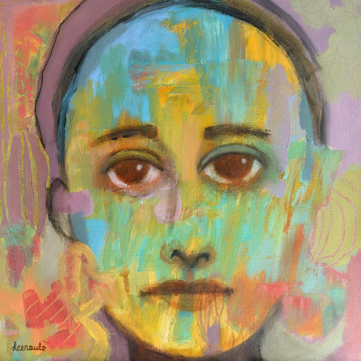 Marcella By Donna Ceraulo, 14 X 14, Artwork For Sale On Artfinder