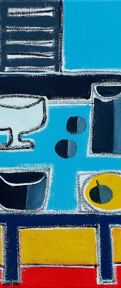 Still Life with a White Bowl VIII by Jan Rippingham