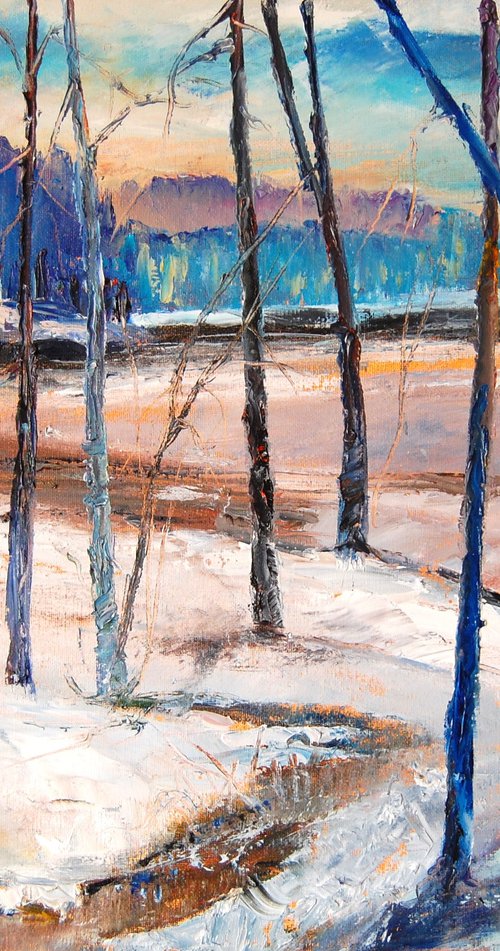 Winter blues by Mikhail  Nikitsenka