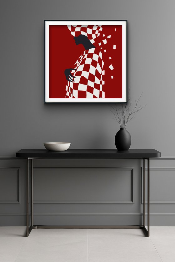 Composed 4 - Red (Limited edition print)