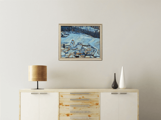 Capriana (winter landscape)