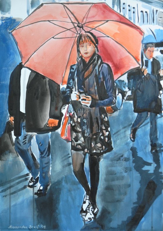 Rainy Days / 42 x 29.7 cm