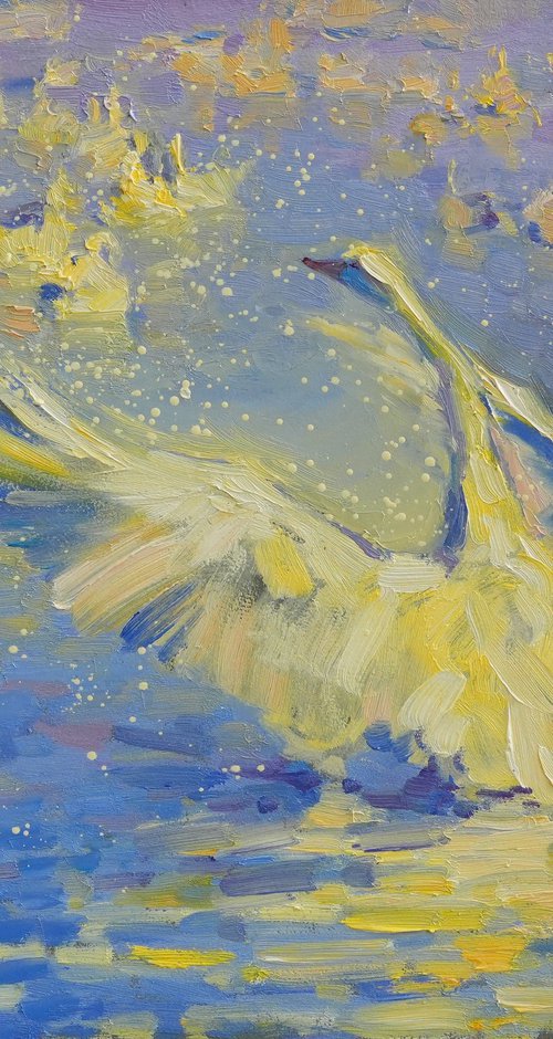 Revelation. White swan by Alisa Onipchenko-Cherniakovska
