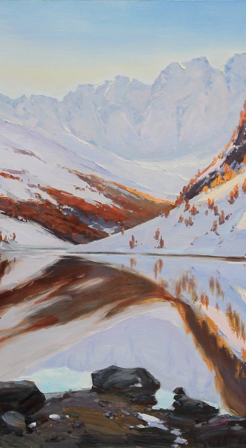 In the rays of the winter sun by Alisa Onipchenko-Cherniakovska