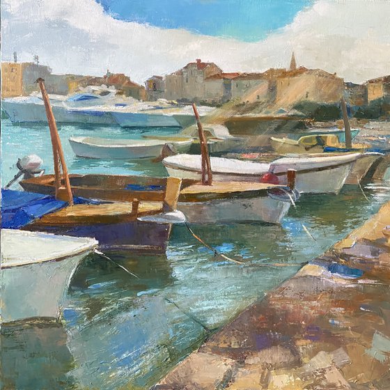 Boats in the sun