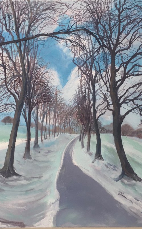 Winter Trees, Inverleith Park, Edinburgh by Stephen Howard Harrison