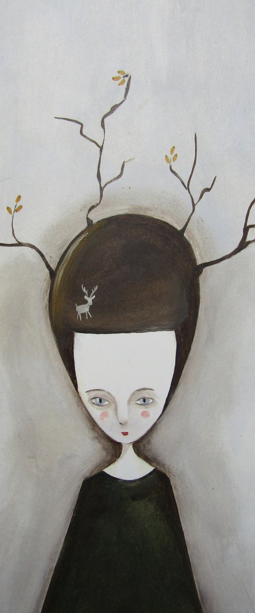 The woodland girl by Silvia Beneforti