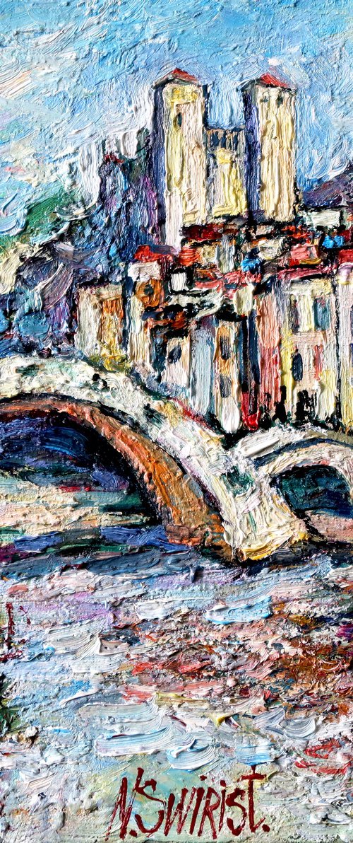 Dolceacqua. by Nikifor Swiristuhin