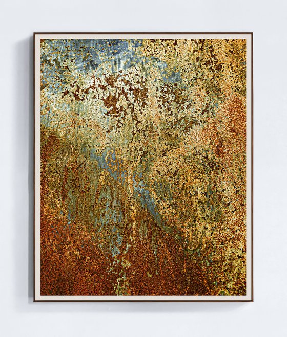 Rust on the wall