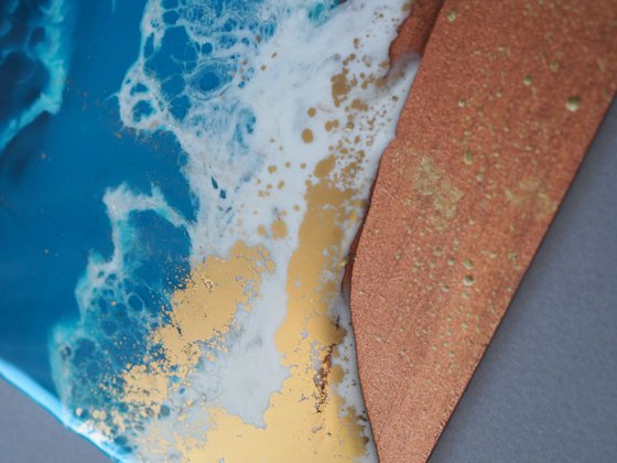 Gold sand beach