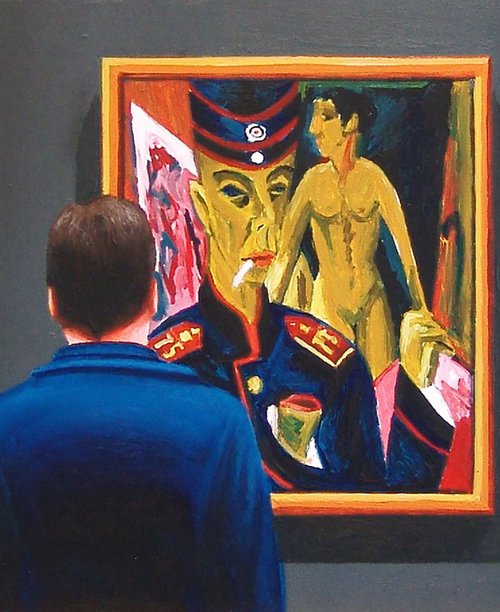 Self Portrait As A Soldier by Gerard Boersma