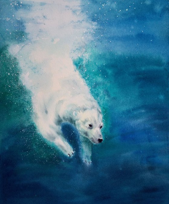 The Polar Bear Dive - #savepolarbear