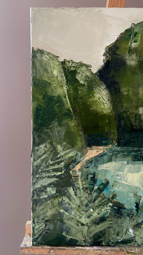 Tropical mountain Lagoon