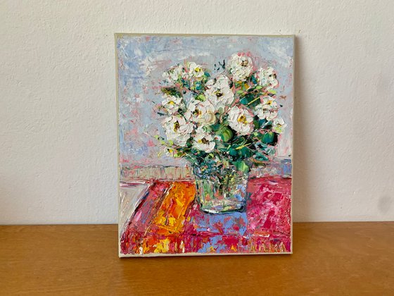 Bright still life with flowers