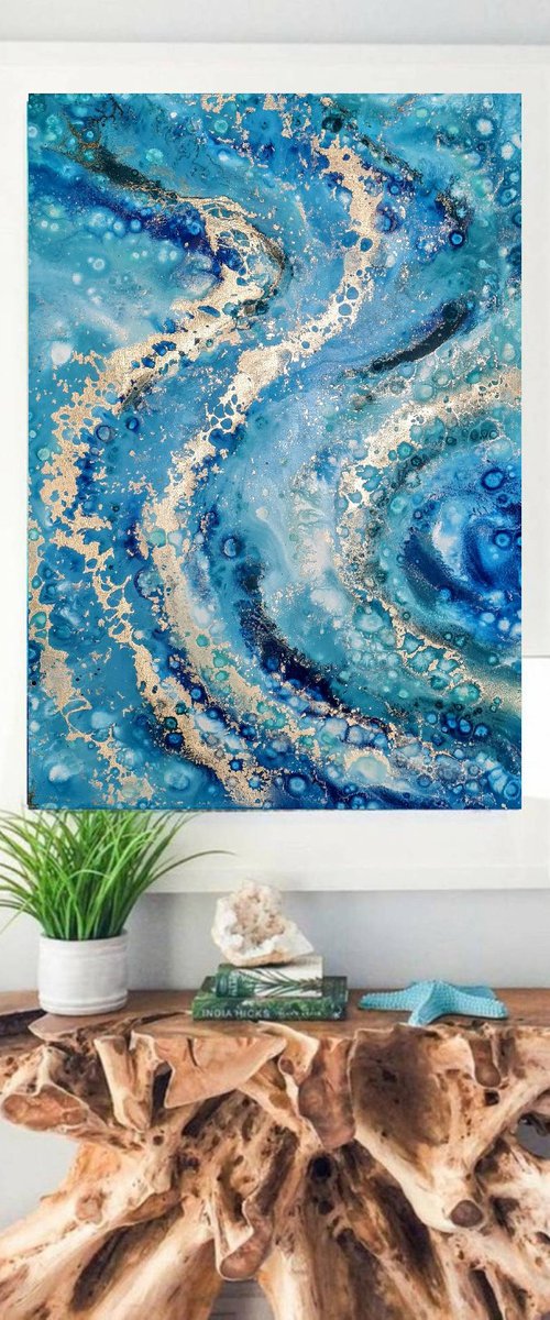 Cyklades 70x100cm by Eleni Denart
