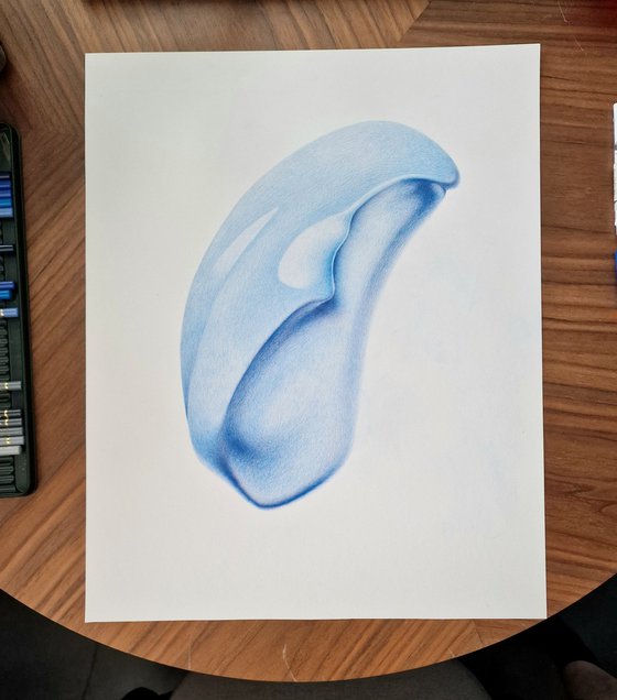 A Pencil Drawing Of Paint