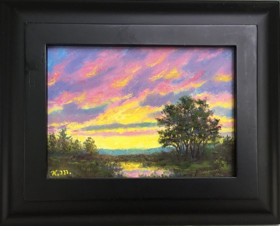 SKY LIGHT STUDY # 3 - oil 5X7