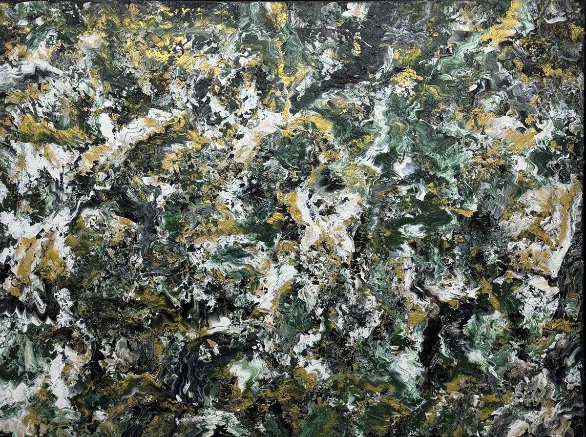  Golden Storms By Andre Brauer, 48 X 37, Artwork For Sale On Artfinder
