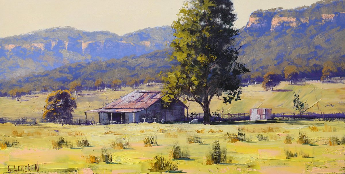 Farm shed Hartley Valley the Blue mountains Australia by Graham Gercken