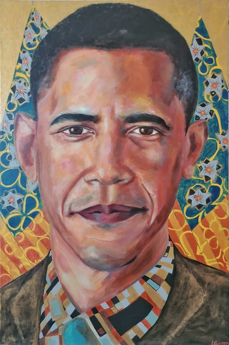 Barack Obama by Louisa Corr