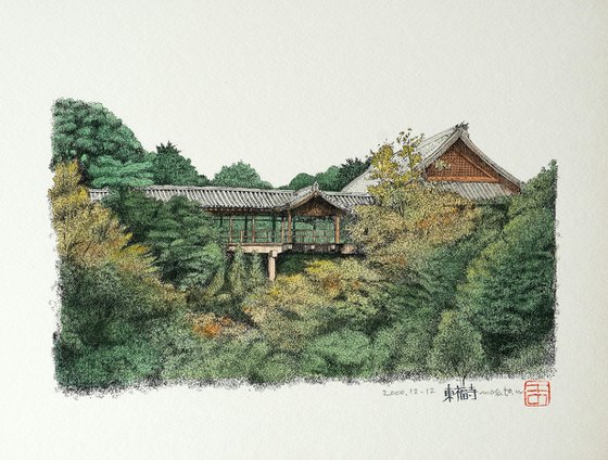 Tsutenkyo Bridge at Tofukuji Temple in Kyoto