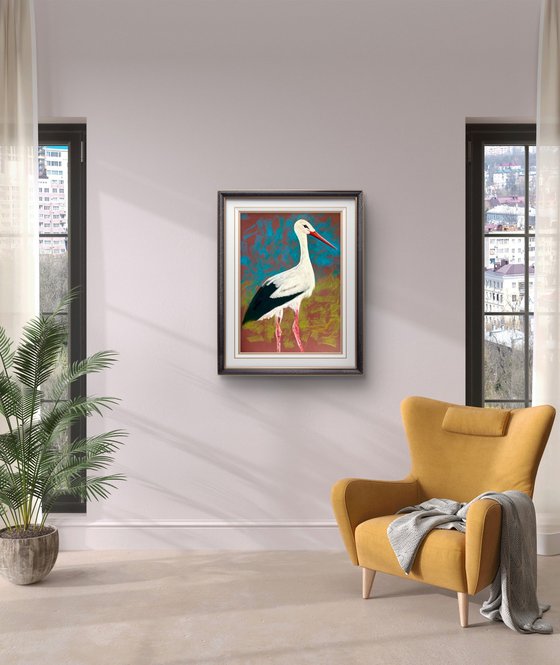 Stroks Heron Wader Ardea Hern